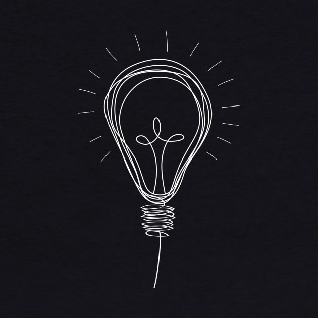 Idea | Lamp Light Bulb Sketch by KarabasClothing